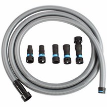 Cen-Tec Systems Cent-Tec 94709 고속 클릭 16피트. 집진용 멀티 전동공구 어댑터 세트 가정용 상점용 진공 호스 실버, 16 Ft. Hose Cen-Tec Systems