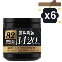 롯데 드림 카카오 초콜릿 82% 1420 86g x 6통