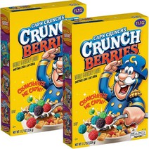 퀘이커 캐펜 크런치 베리, 334g, 2개