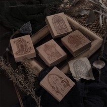 빈티지 감성 대문 다꾸 스탬프 8종, H (WS-523)
