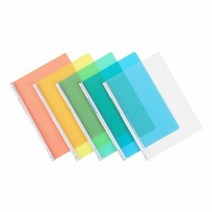 RT 문화 둥근쫄대화일 대용량 A4 10매 팩 노랑 F490D-74, 단품