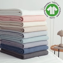 오가니크라프트 60수 목화솜 순면 피그먼트 사계절 이불패드 고정밴드가능, 웜화이트