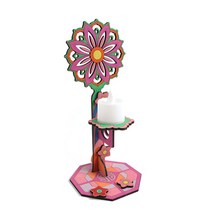 [ABC문구] 아이디몬 우드 DIY 전통촛대 무드등 만들기 팬시우드 MDF 조립 전통 무드등 조명키트 색칠놀이, 전통문양