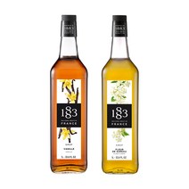 1883 바닐라 시럽 1000ml+1883 엘더플라워 시럽 1000ml, 1000ml