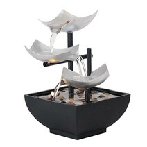 소형실내분수 가습기 인공폭포 사무실 거실 세팅 풍수재원 운세, (JR001)USB 펌프