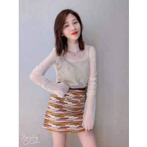 쉬폰 여성 블라우스 스트랩 펀칭 여자남방 시슬리 스팽글 쉬폰리본블라우스 도트 차이나카라 목레이스