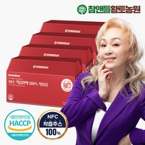 참앤들황토농원 NFC착즙원액 100%석류즙 30포 1박스, 4박스, 30개입