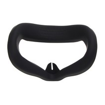 VR고글 호환 오큘러스 퀘스트 2 vr 보호 커버 터치 컨트롤러 쉘 실리콘 아이 케이스 스킨 핸들 그립 호환 오큘러스 퀘스트 2 액세서리, 아이 커버 블랙