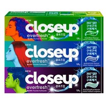 클로즈업 치약 120g X 3종(멘톨+스피아+유칼립)