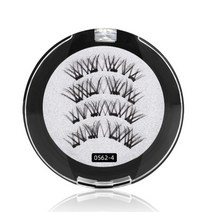 재사용 할 수 있는 자연스러운 자석 속눈썹 수제 인조 마그네틱 메이크업 셀프 연장 속눈섭, 원 컬러, 08.0562-4