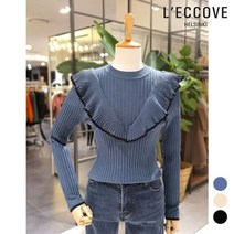 레코브 레코브 프릴디테일골지스웨터 LW310YKN565X