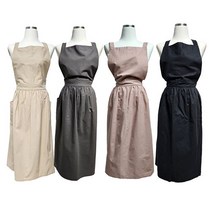 오브더로제 미술앞치마 화방 도예앞치마 목공용 바리스타 수강, 블랙, 1개