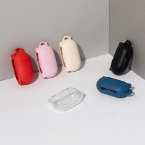 시안샵 기본 심플 One Body 버즈 버즈플러스 케이스, 레드, 버즈/버즈플러스