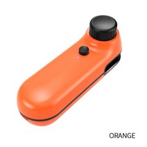 탈포기 진공탈포기 수동탈포기 2 In 1 USB 충전식 휴대용 미니 히트 실러 및 커터 소프트 마그네틱 주방 도구 칩 백 열 밀봉, 주황색