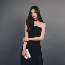 글램디브 쉬폰 하이 롱 점프수트