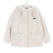 애플핑크주니어 GD01 밍크퍼스냅포인트후드점퍼 APF9R701