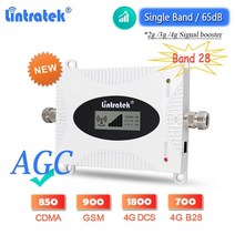 신호 부스터 증폭장치 2021 새로운 업그레이드 된 Lintratek AGC 4G 신호 부스터 LTE B28 700 DCS WCDMA GS, 01 EU 플러그_04 3G WCDMA 2100