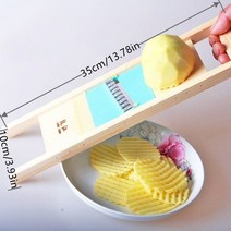 감자 그리드 슬라이서 야채 grater corrugated net wooden chopper 커터 웨이브 나이프 chipper 샐러드 주방 shredder 필러 masher, 초퍼 웨이브 나이프