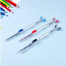 라이노바 직선볼펜샤프 / 멀티필기구 밑줄긋기 사이드노크 노트필기 그래프그리기, 빨강