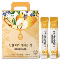정성한줌 진한 배도라지즙 청 스틱 선물세트, 1개, 1050g