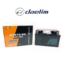 대림 GTX7A-BS 12V 6Ah 시티100 밧데리 위티 배터리 VF100 대림순정밧데리
