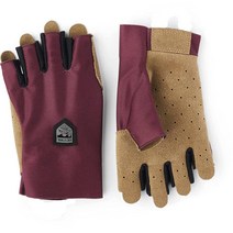 Hestra 유니 Ventair 사이클링 걷기 및 달리기용 짧은 5손가락 장갑 블랙 8, 9, Dark Red