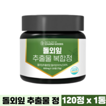 돌외잎 추출물 100% 발효율피 L아르지닌 식약처 해썹 인증 사포닌 엑티포닌 돌외잎정, 120정, 1통