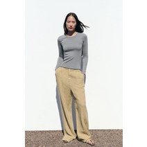 독일 자라 ZARA 베이직 니트 스웨터 - 그레이 101298