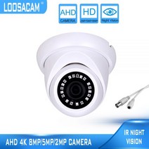 현관 앞 cctv 아파트 현관문 홈캠 방범용 고품질 아날로그 카메라 4K 8MP 5mp 2mp 돔 AHD 미니 보안 CCTV 카메라 1080p IR 나이트 비전 저렴한 가격, 2MP AHD 카메라_단짝