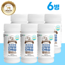 네덜란드 프리미엄 산양유 단백질 밸런스 정 180정 식약처 해썹 인증 류신 근육 BCAA 유신 루신 여성 남성 노인 프로틴 보충제 알약 케이스 증정, 6병