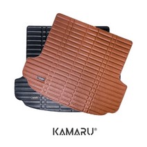 카마루 가죽 트렁크매트 BMW X1 X3 X4 X6 I Series, 브라운, i-i4(21~현재)
