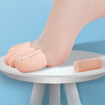 손가락 발가락 다용도 실리콘 통기성 골무 8종, 통기화이트L(12427)