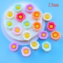 30pcs kawaii 귀여운 혼합 꽃 플랫 백 수지 카보 숑 스크랩북 diy 보석 공예 장식 accessorie e199, e