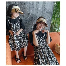 베베니 커플 의상 옷 엄마 딸 플라워 원피스 여름 모녀룩