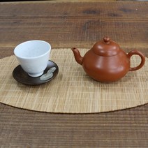 대나무 차석 -타원형/테이블 식탁 매트 찻상용 다포 대용, 1개