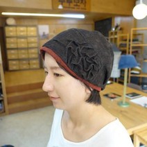 두두모자 항암모자 로도 좋은 여성용 천연염색 두건 (두두모자 핸드메이드)