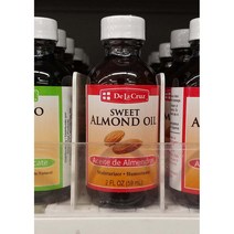 De La Cruz Sweet Almond Oil 데라크루즈 스위트 아몬드 오일 2oz(59ml) 4팩