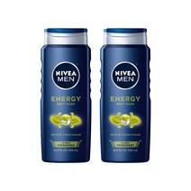 니베아 남성용 에너지 바디 워시, 500ml, 2개