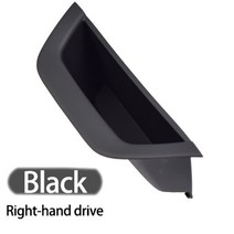 LHD RHD 인테리어 도어 풀 핸들 팔걸이 패널 커버 트림 BMW X3 X4 F25 F26 2010-2016, 02 Front Right Black