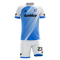 로또 축구복 맞춤전사 LOTTO 213B(소라색/흰색)
