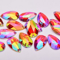 Junao 100pcs 1728mm 대형 바느질 크리스탈 ab 드롭 라인 석 아플리케 flatback 아크릴 돌 옷에 대한 크리스탈 strass에 바느질, 빨간 복근