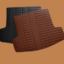 랭글러 2도어 (14~18/7)가죽 트렁크매트, 브라운, 지프