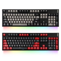 COX CK104 RGB BAR 투톤 이중사출 게이트론 기계식 (블랙그레이 청축)