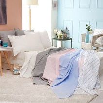 올뎃홈 가볍고 시원한 다비치 여름 홑이불 (SS) 6색택1 여름이불, 블루