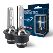 차량용 HID 헤드램프 D2S 5000K (1 Set), 2개입, 백색 빛