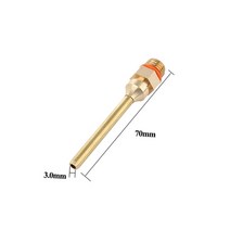 글루건 핫멜트 노즐 긴 숏 순동 2.0x100mm 2.0x70mm 2.0x50mm 3.0x50mm, 05 70mmx3.0mm