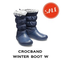 크록스 크록스crocband 겨울 부츠와 시계 밴드 Winter Boots Women/Navy | ##