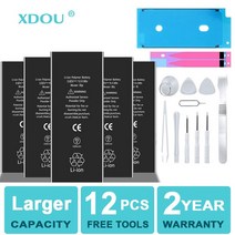 배터리 고용량 전화 iphone 호환5S 5 6S 6 7 8 Plus X SE SE2 XR XS 11 12 13 Mini Pro Max 교체 용 4 4S 도구, [21] For iphone 호환SE2