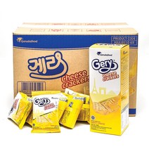 게리 치즈 크래커 180g (18g X 10개입) 개별포장 박스 12 Box, 단품