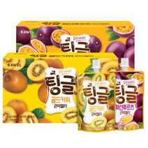 로엘 더 가벼워진 팅글 골드키위 곤약젤리 + 패션후르츠 세트, 4세트